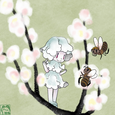 ウメノキゴケちゃん